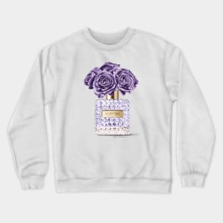 Purple Perfume & Roses Crewneck Sweatshirt